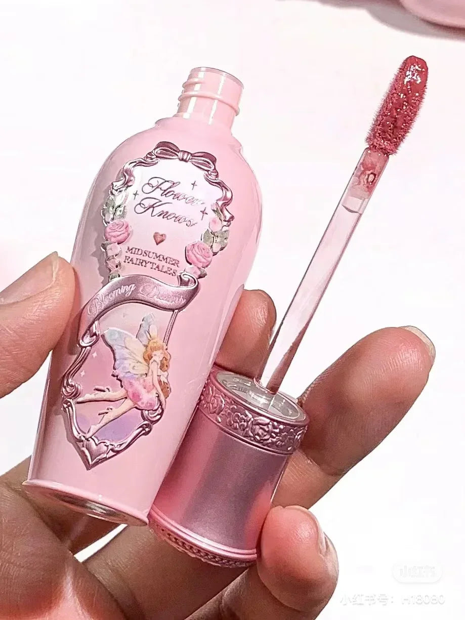 Midsummer Fairytales Series Mirror-Shaped Lip Gloss Moisturizing and Non-Sticky Lipstick