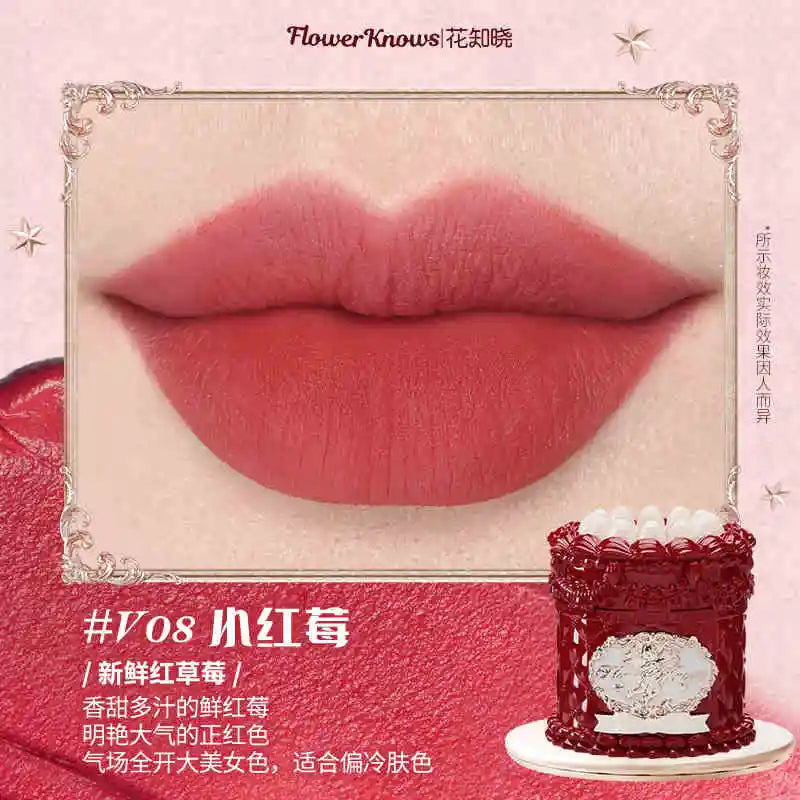 Midsummer Fairytales Series Mirror-Shaped Lip Gloss Moisturizing and Non-Sticky Lipstick